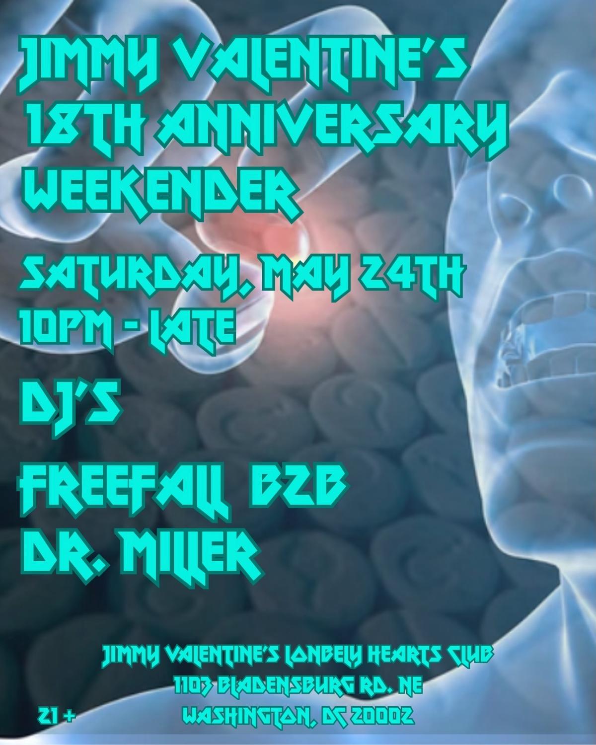 Jimmy Valentine'S 18Th Anniversary Weekender
