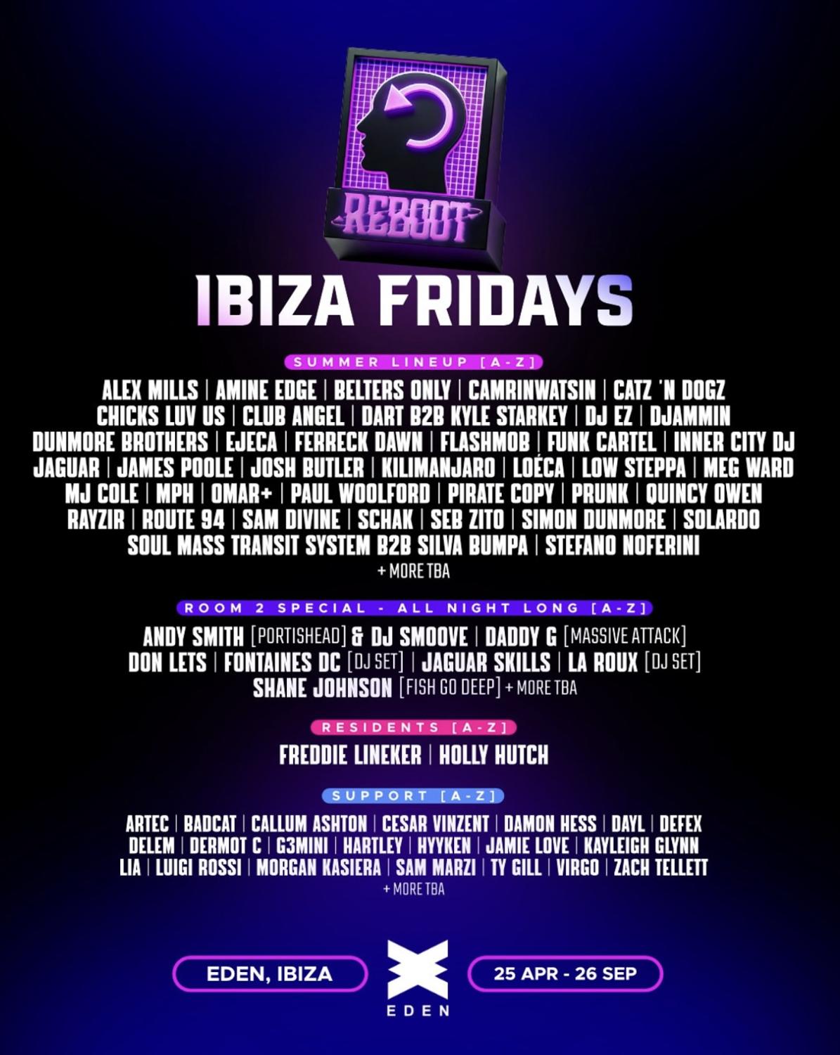 Reboot Ibiza Fridays