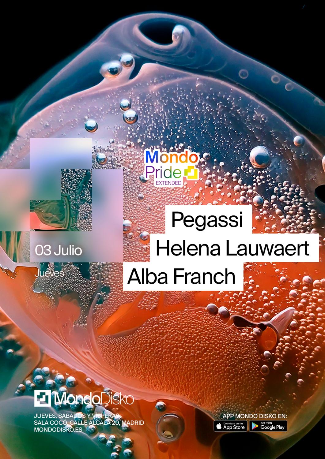 Extended Pride Pegassi / Helena Lauwaert / Alba Franch