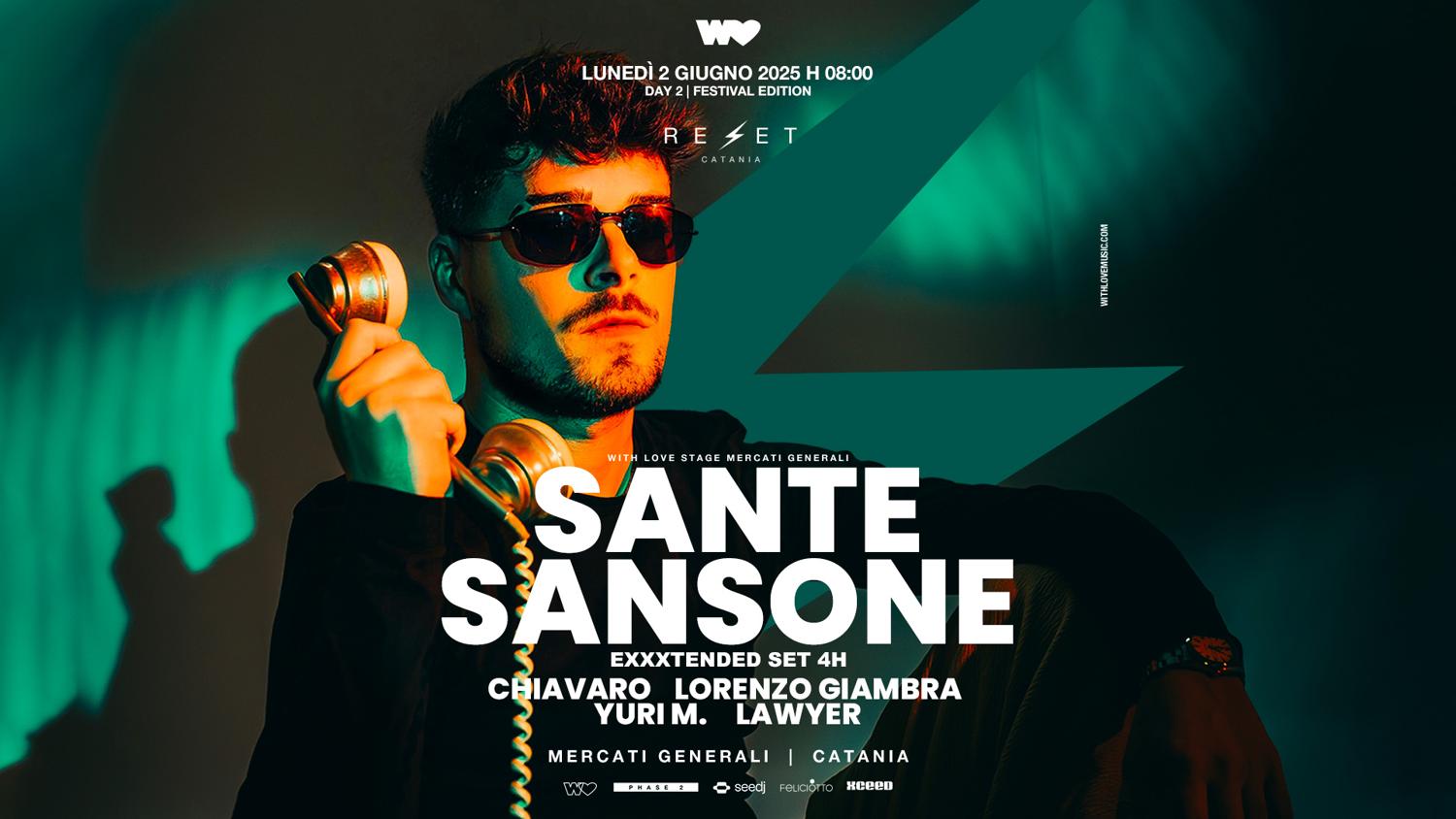 Reset Festival - Day 2 With Sante Sansone (Exxxtended Set 4H)