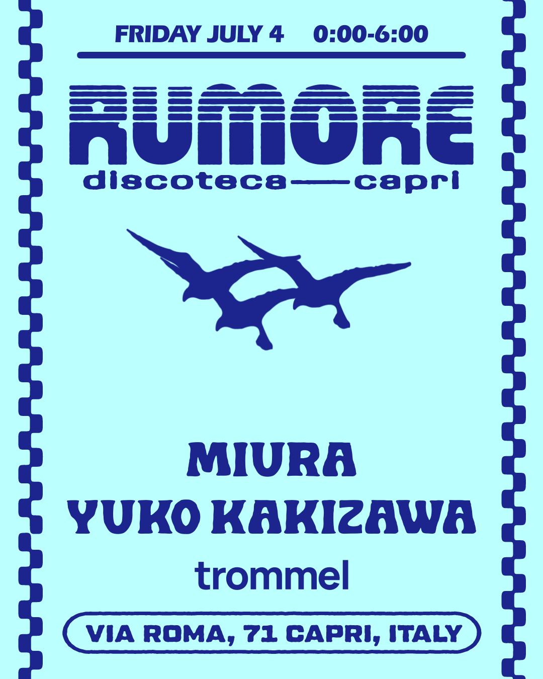 Rumore Season 25 Party N. 17 W/ Miura & Yuko Kakizawa