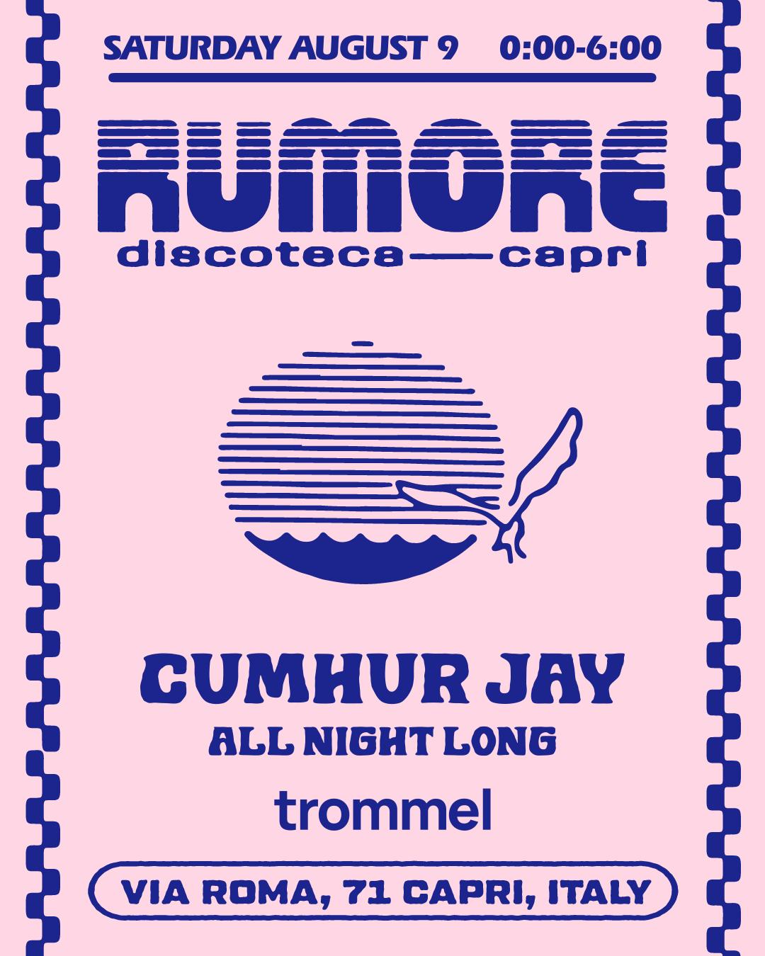 Rumore Season 25 Party N. 28 W/ Cumhur Jay