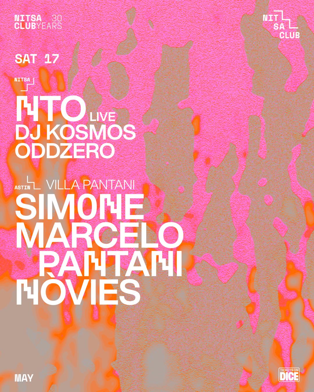 Nto Live / Villa Pantani: Sim0Ne · Marcelo Pantani · Nòvies