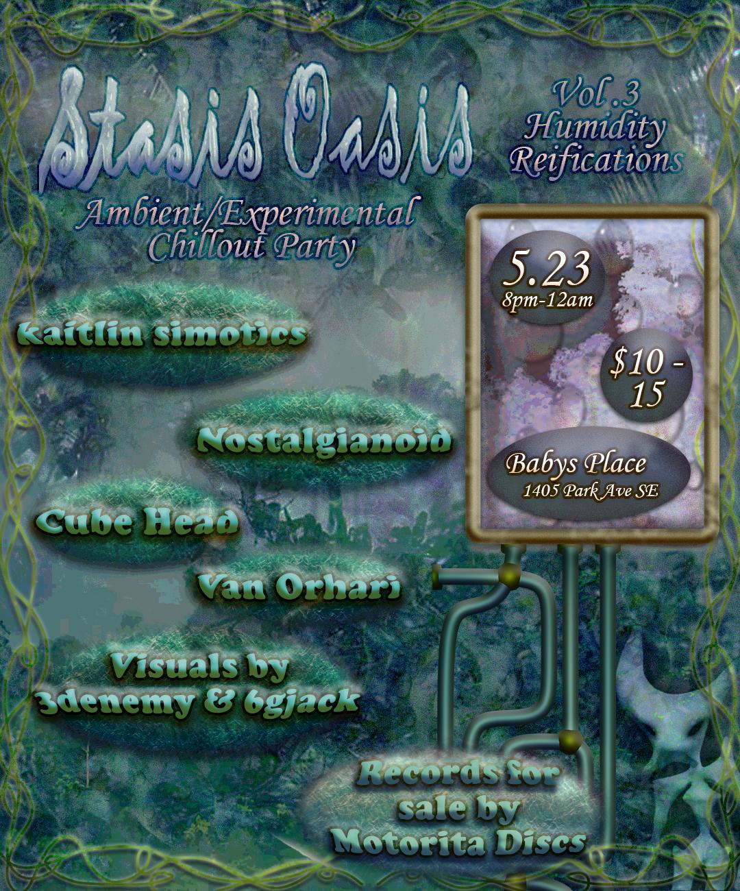 Stasis Oasis Vol. 3 {{Ambient/Experimental Chillout}}