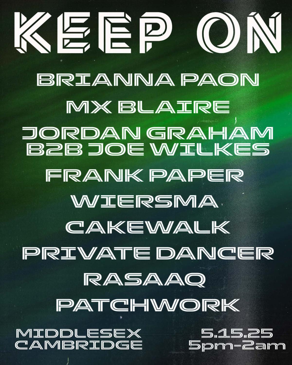 Keep On - 9 Hour Party