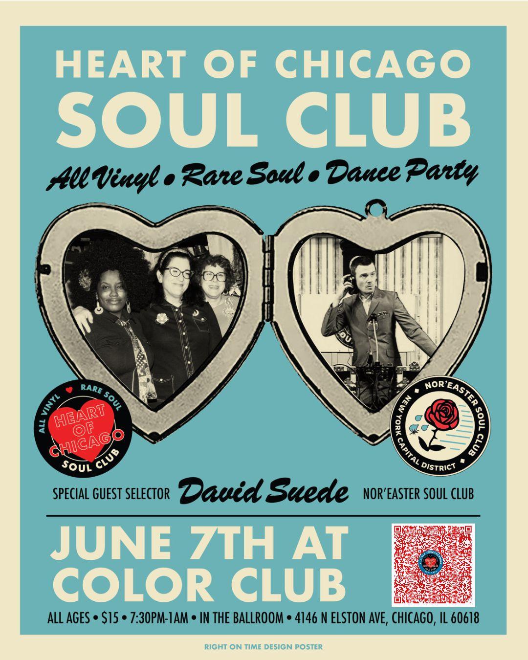 6/7 Heart Of Chicago Soul Club, All Vinyl, Rare Soul Dance Party