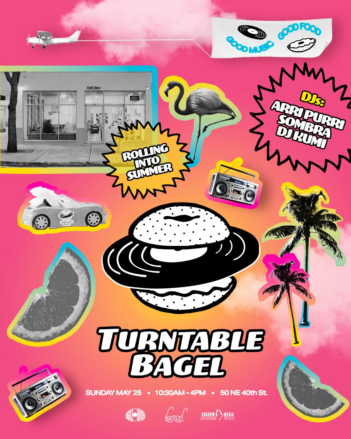 Turntable Bagel - Dj Kumi, Arri Purri, Sombra