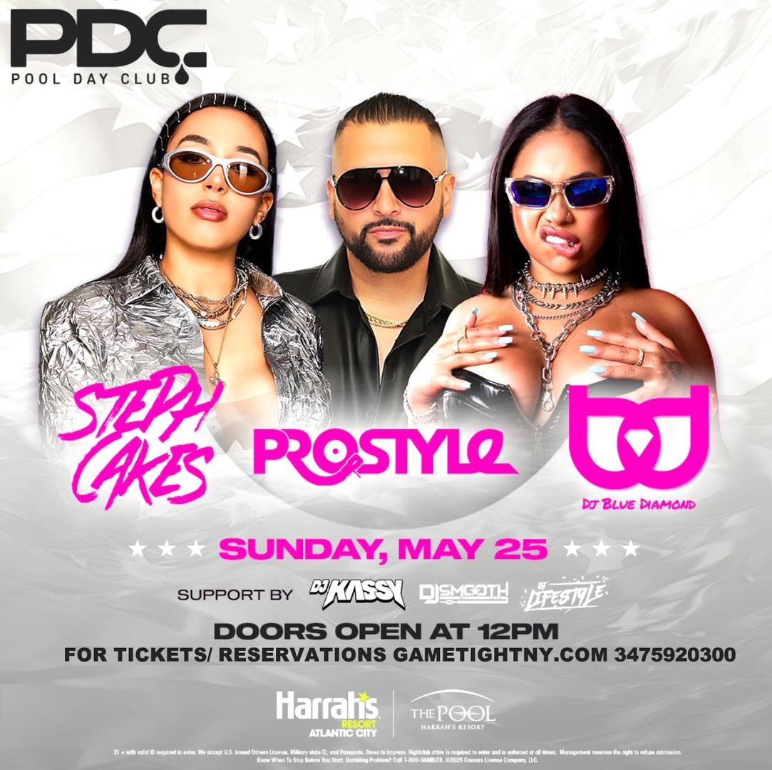 Dj Prostyle Memorial Day Sunday Harrahs Pool Day Club Party 2025