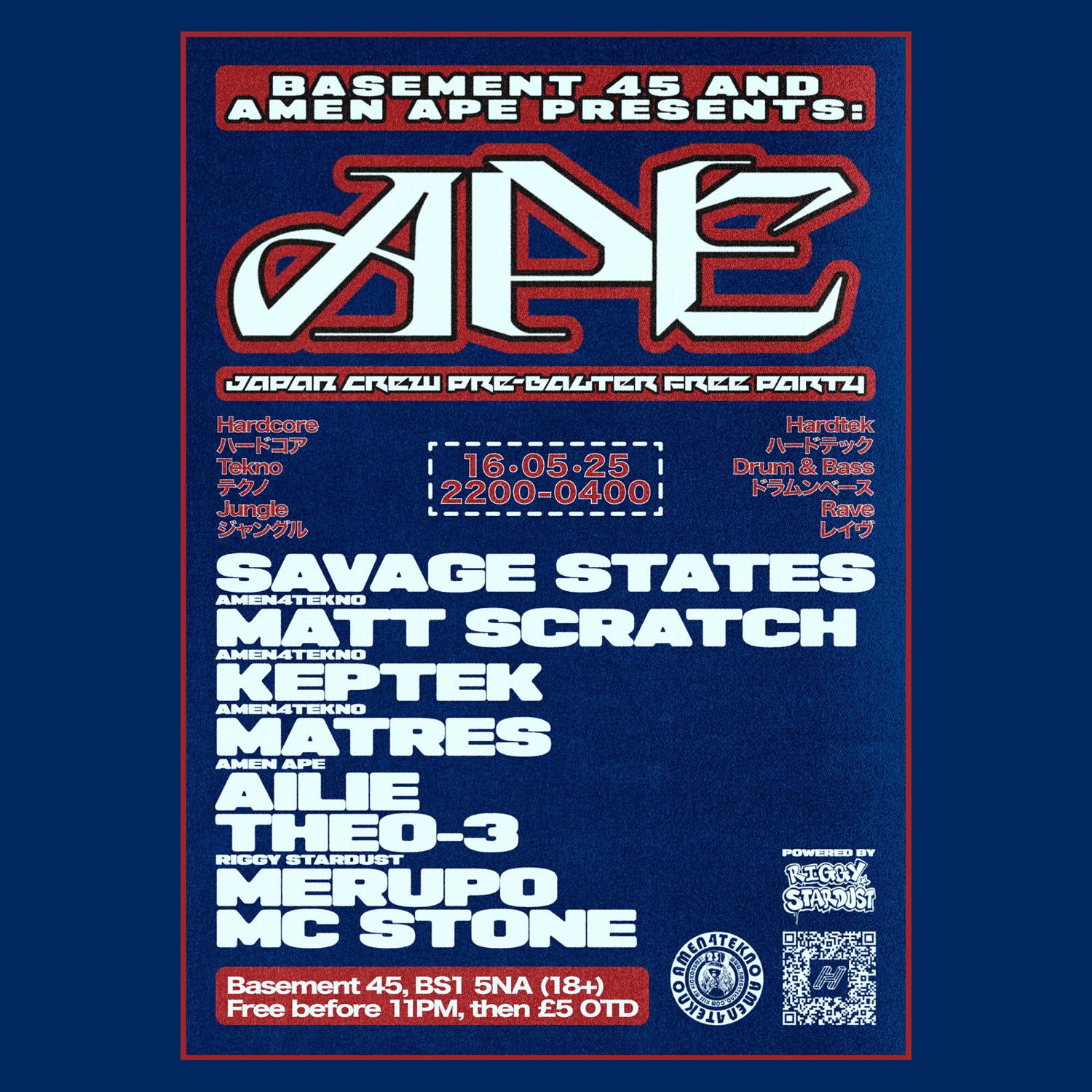 Ape: Japan Crew Pre-Balter Party