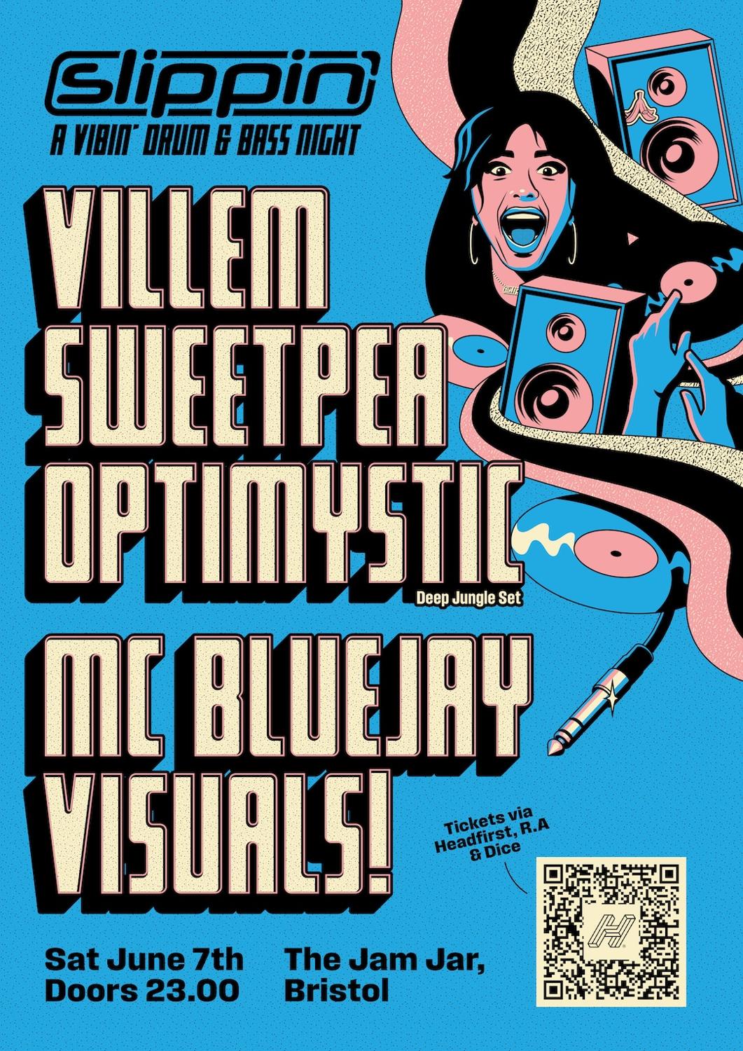 Slippin' - Villem, Sweetpea, Optimystic, Mc Bluejay