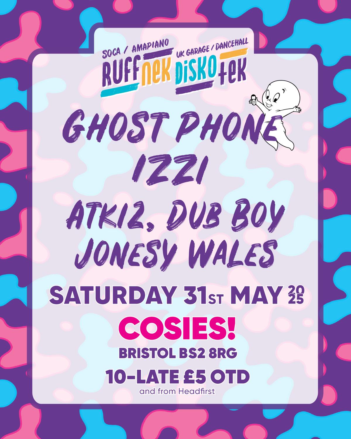 Ruffnek Diskotek With Ghost Phone, Izzi