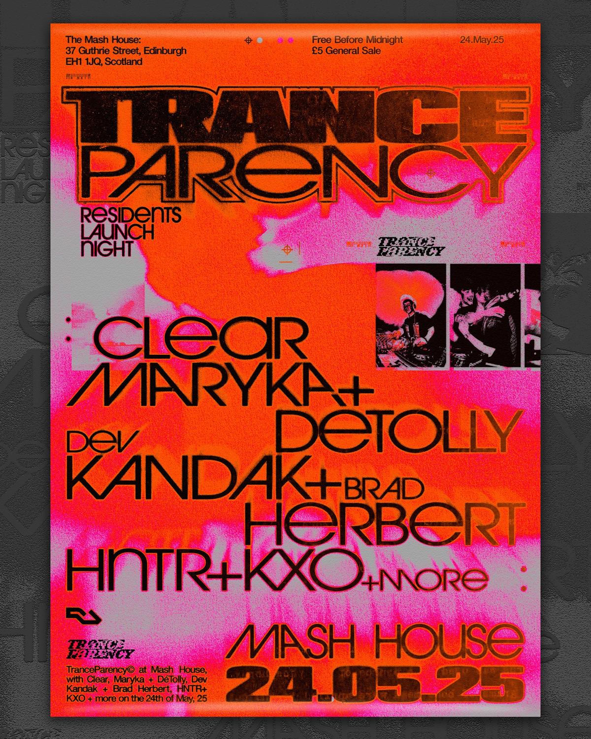 Tranceparency Residents Launch Night