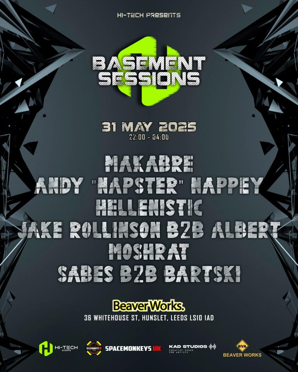 Hi-Tech Events Presents: Basement Sessions
