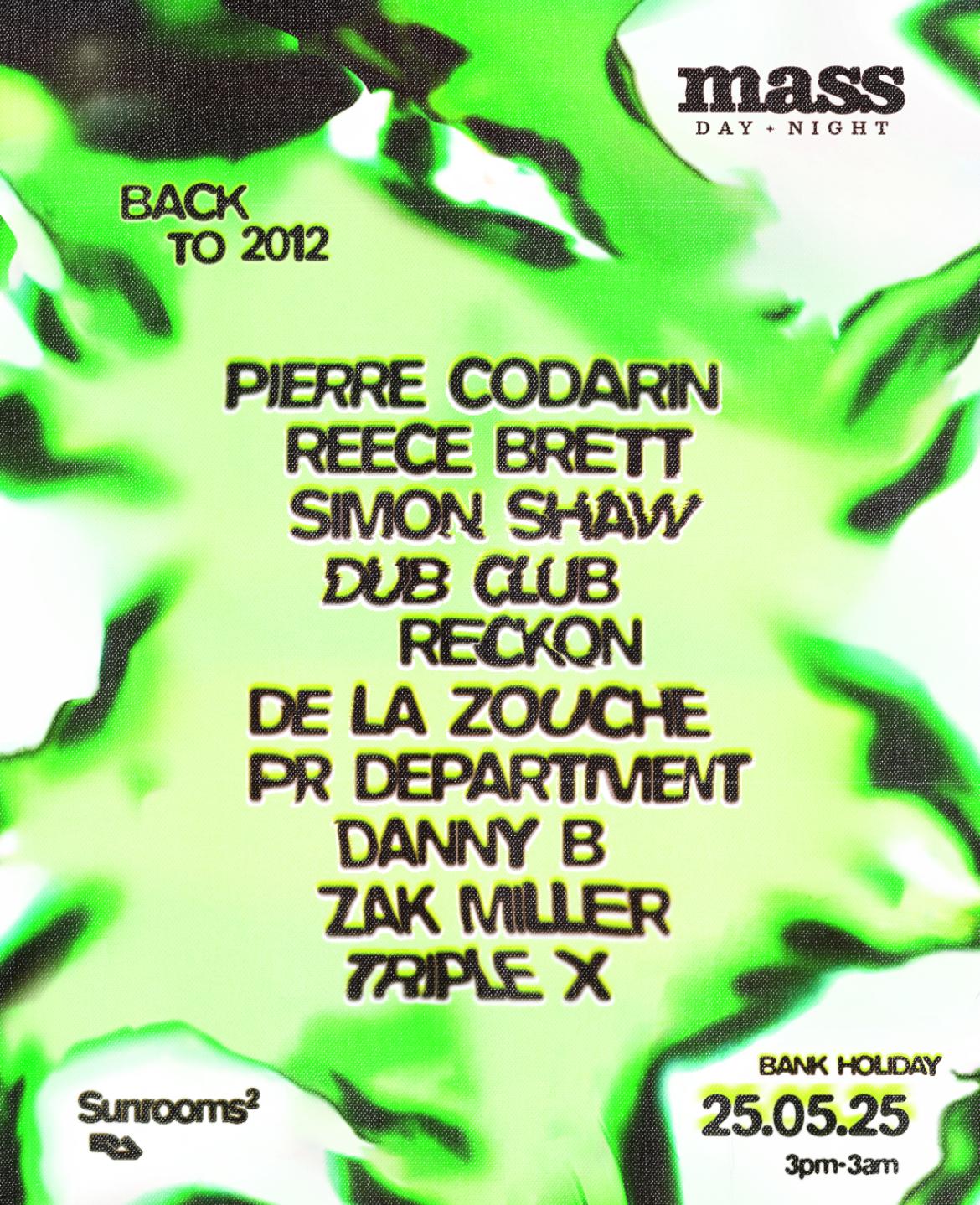 Mass Bank Holiday Terrace Party