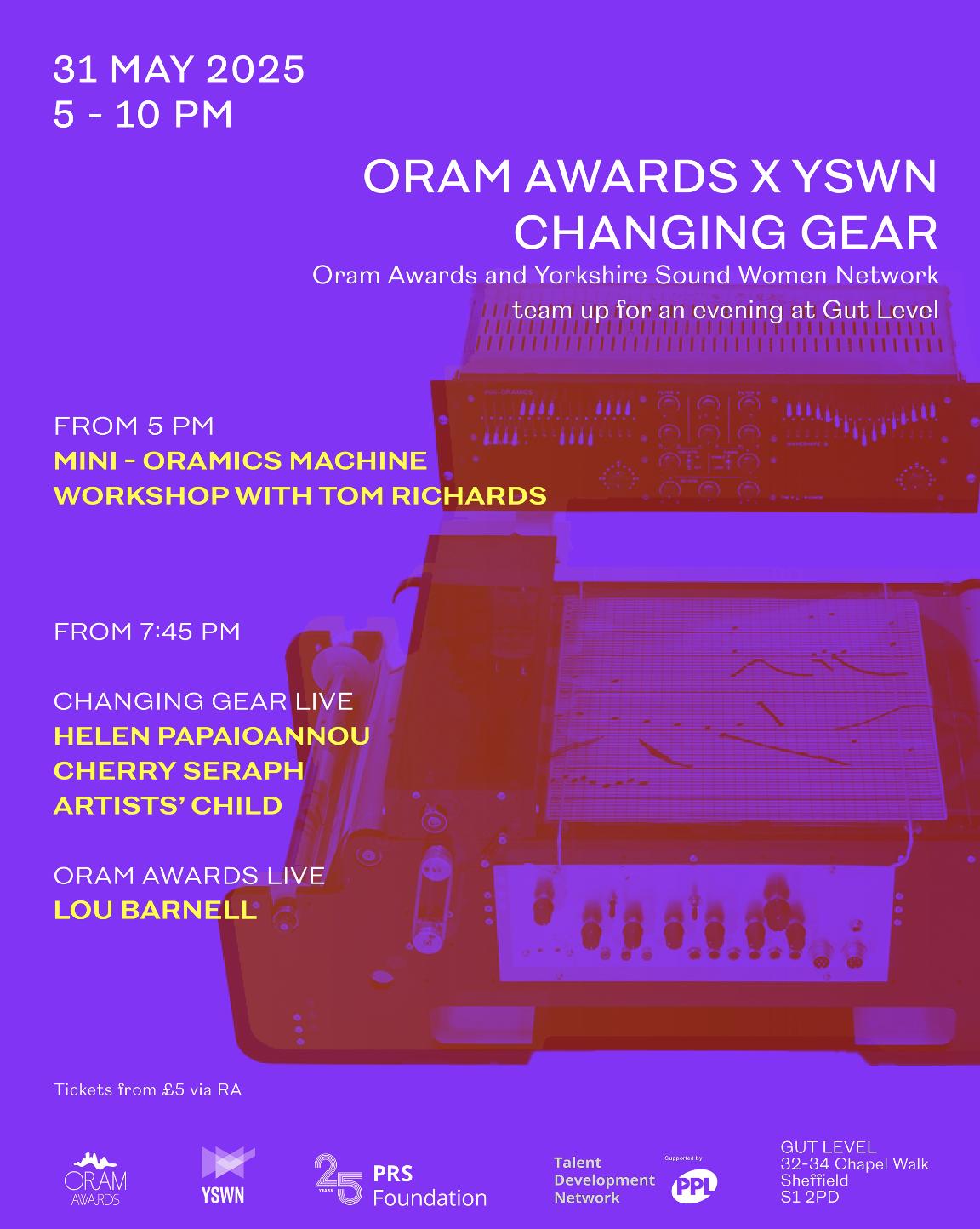 Oram Awards X Yswn