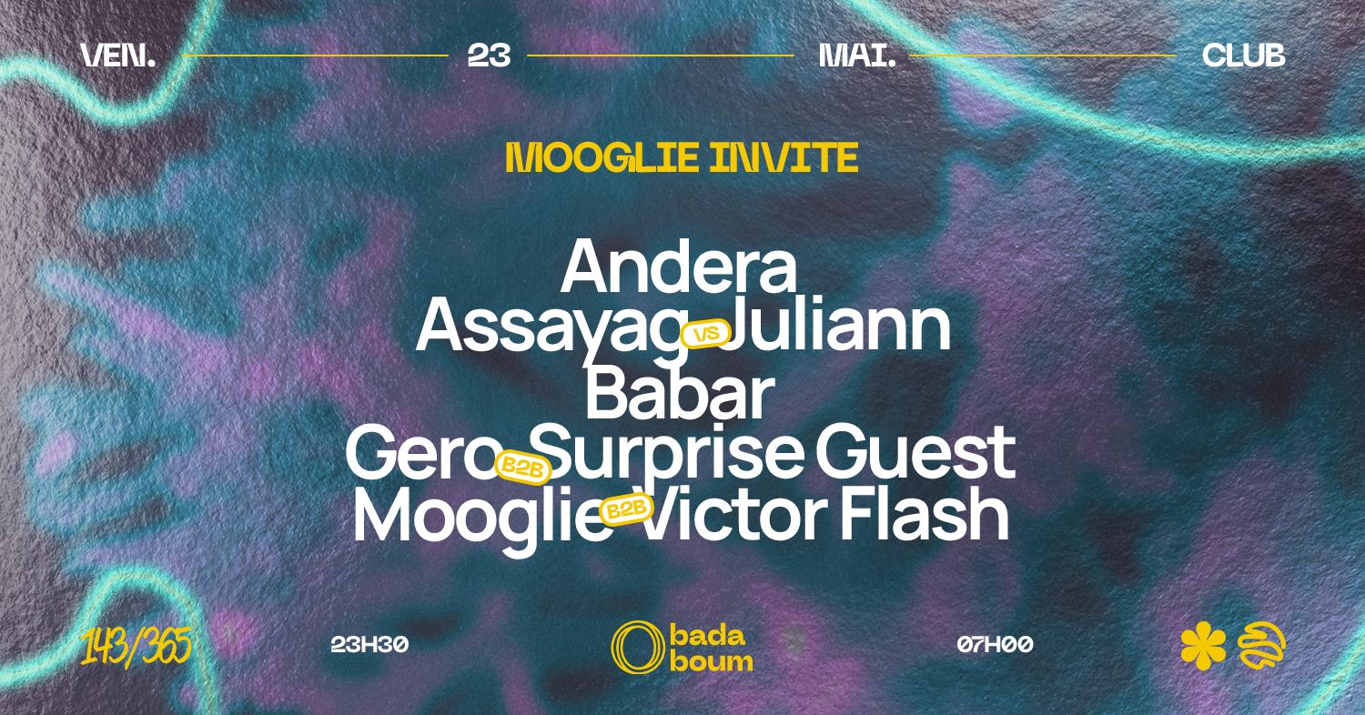 Club — Mooglie Invite: Andera (+) Babar & More