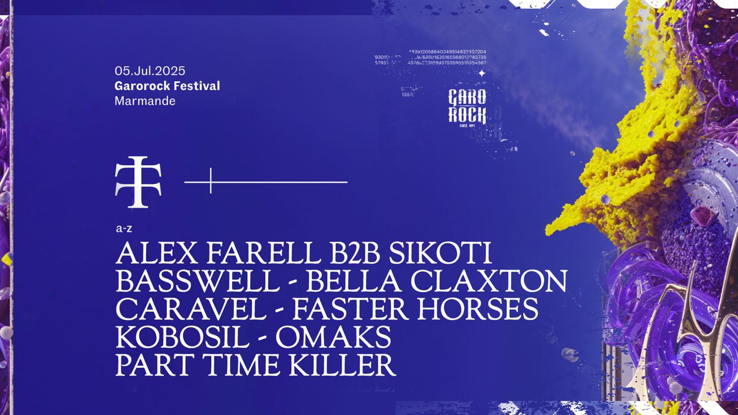 Teletech X Garorock Festival: Kobosil, Alex Farell B2B Sikoti, Caravel, Basswell