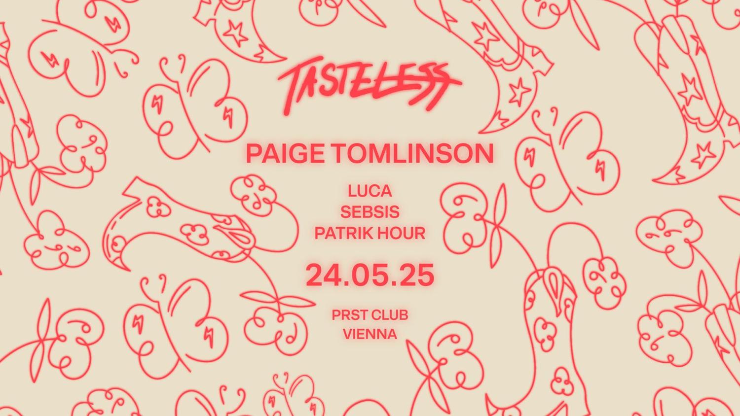 Tasteless Invites Paige Tomlinson
