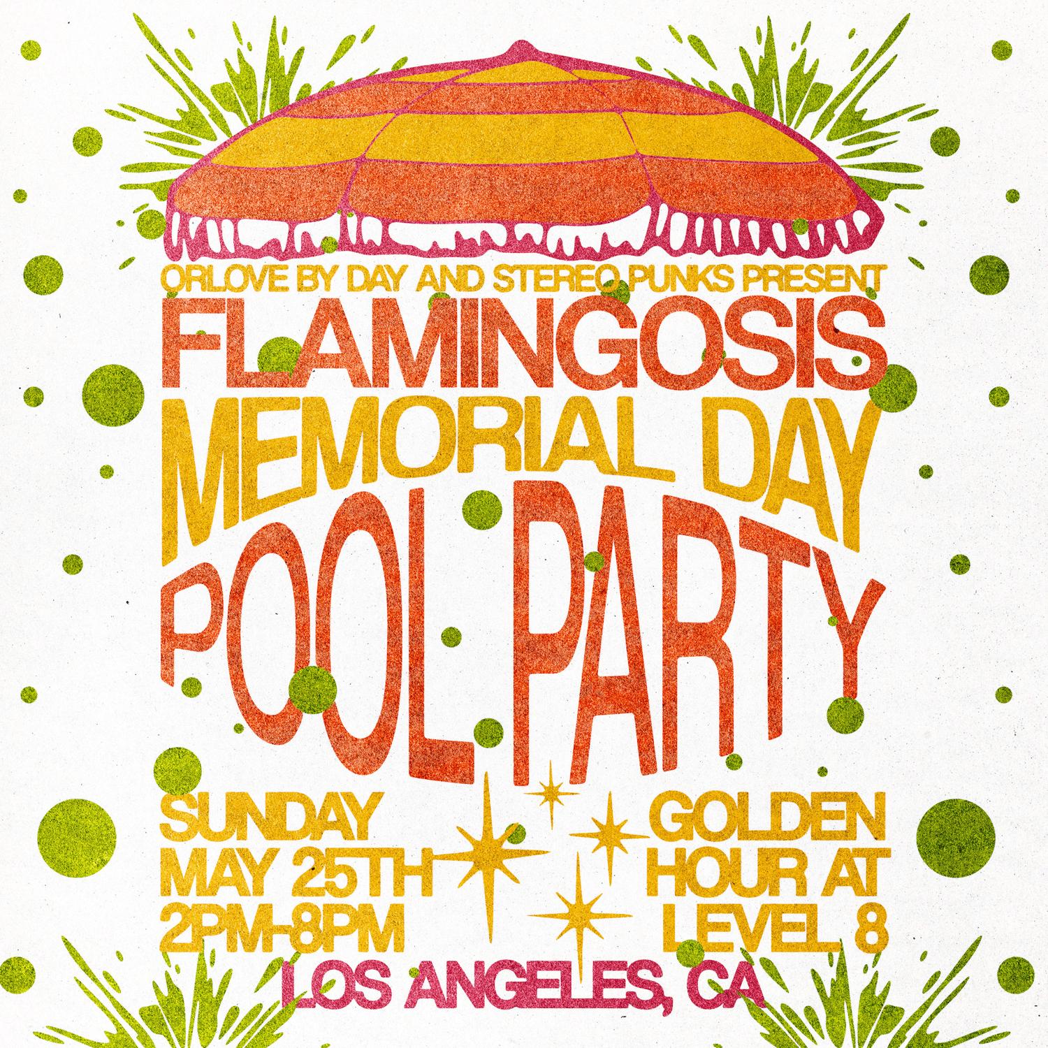 Flamingosis Pool Party At Level 8