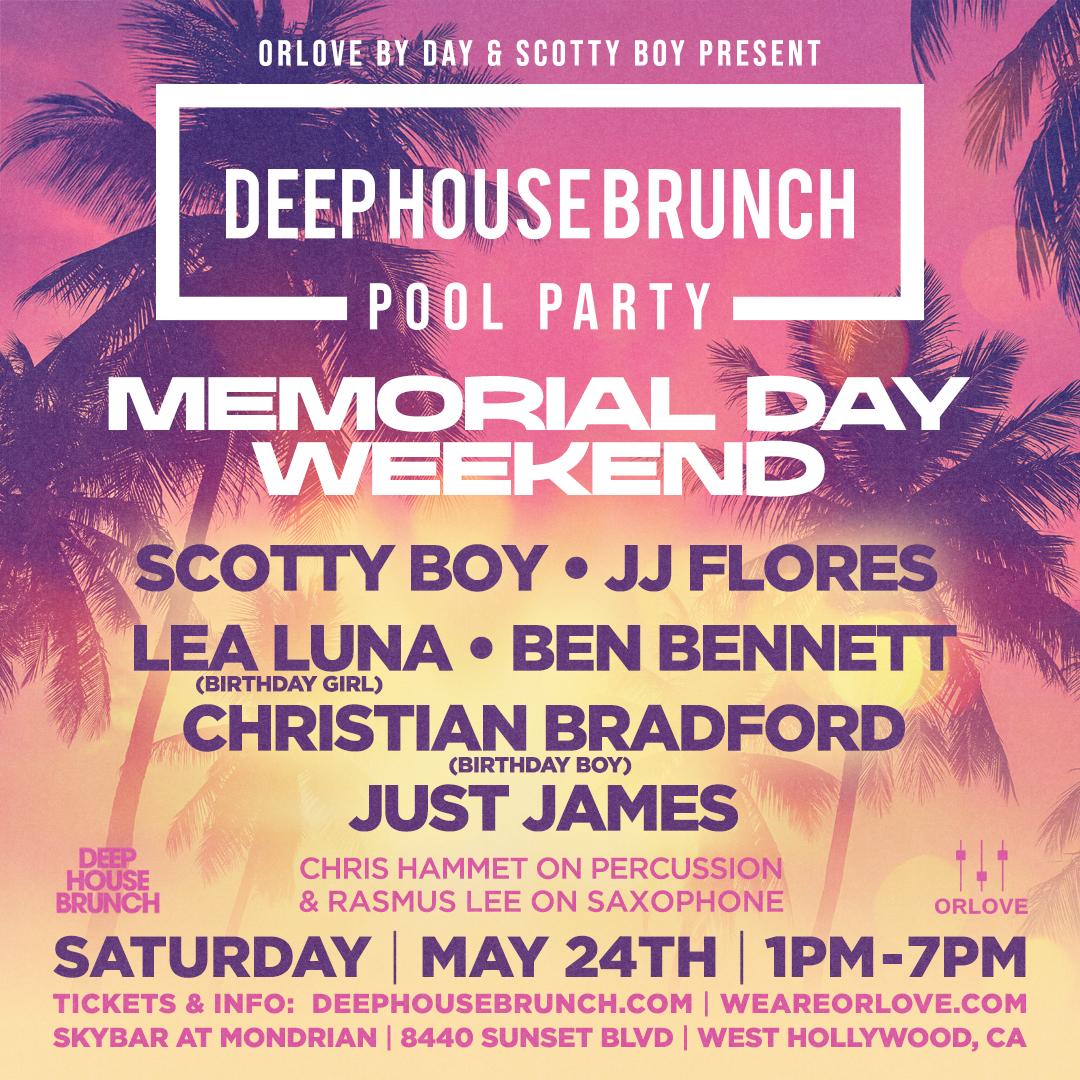 Deep House Brunch Pool Party