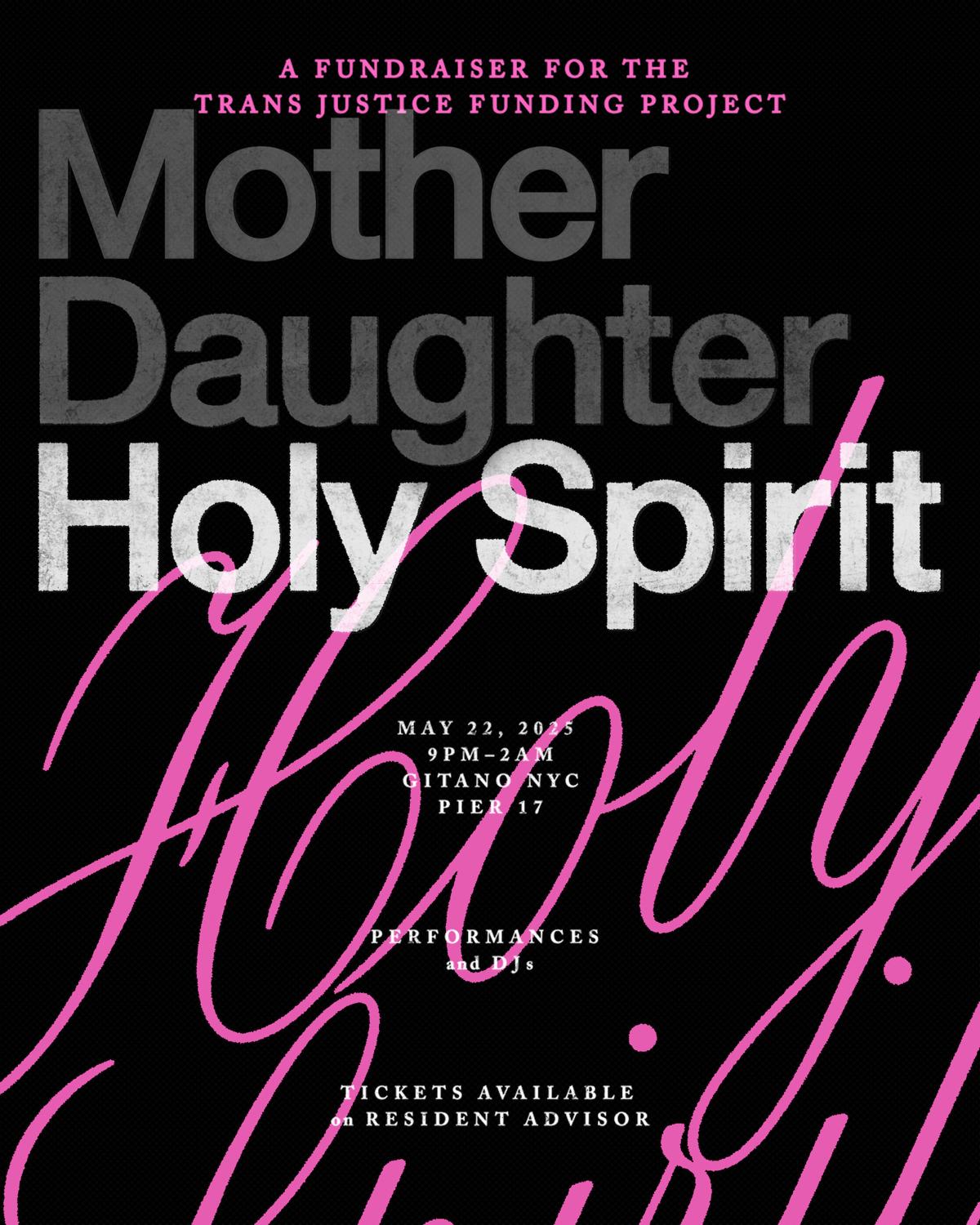 Holy Spirit: A Fundraiser For The Trans Justice Funding Project
