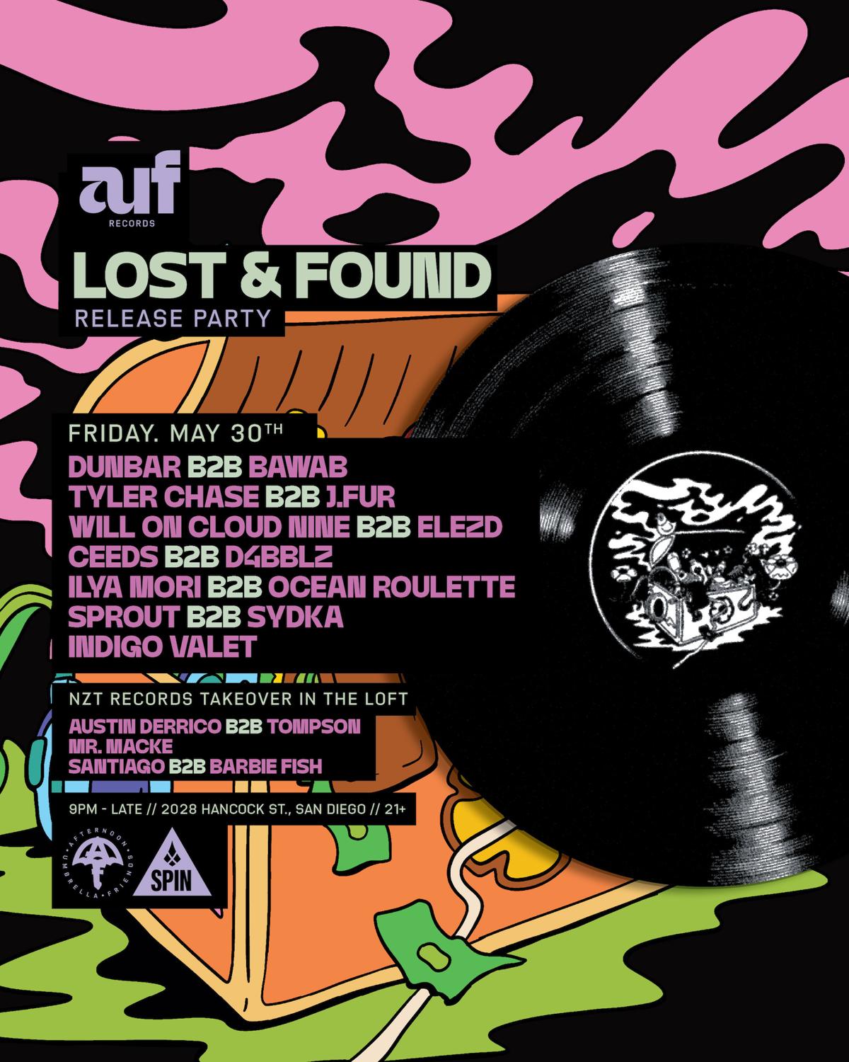 Auf Records: Lost & Found Release Party