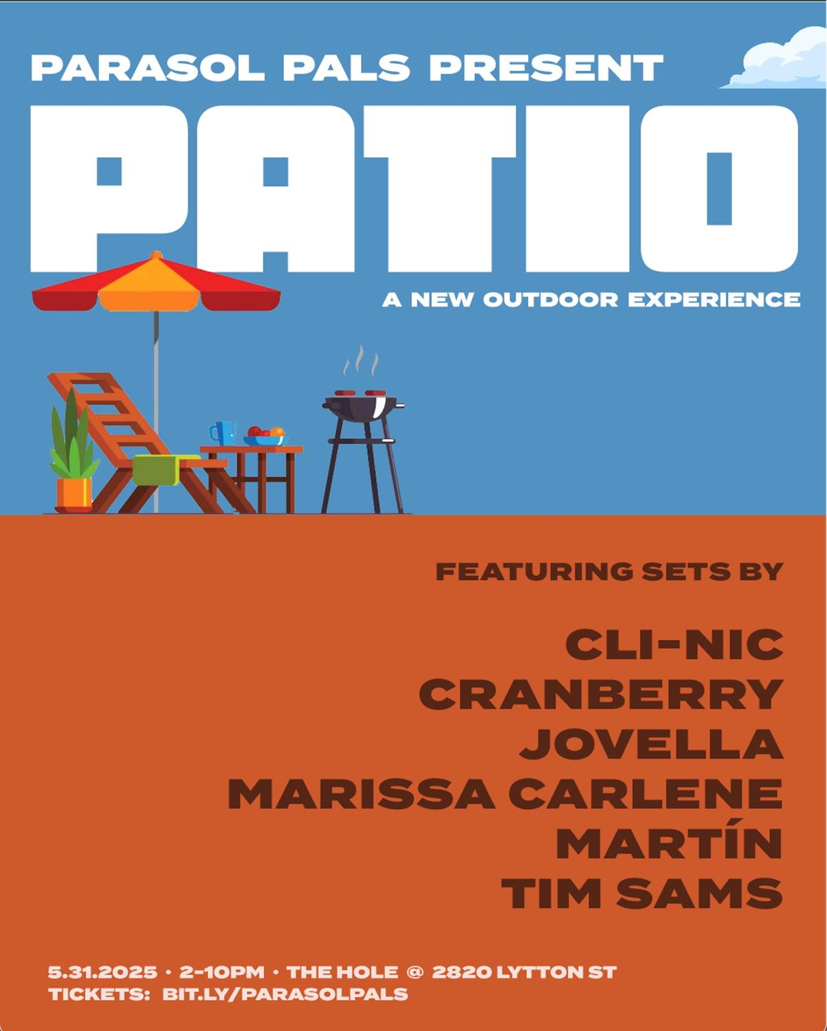 Parasol Pals Present Patio
