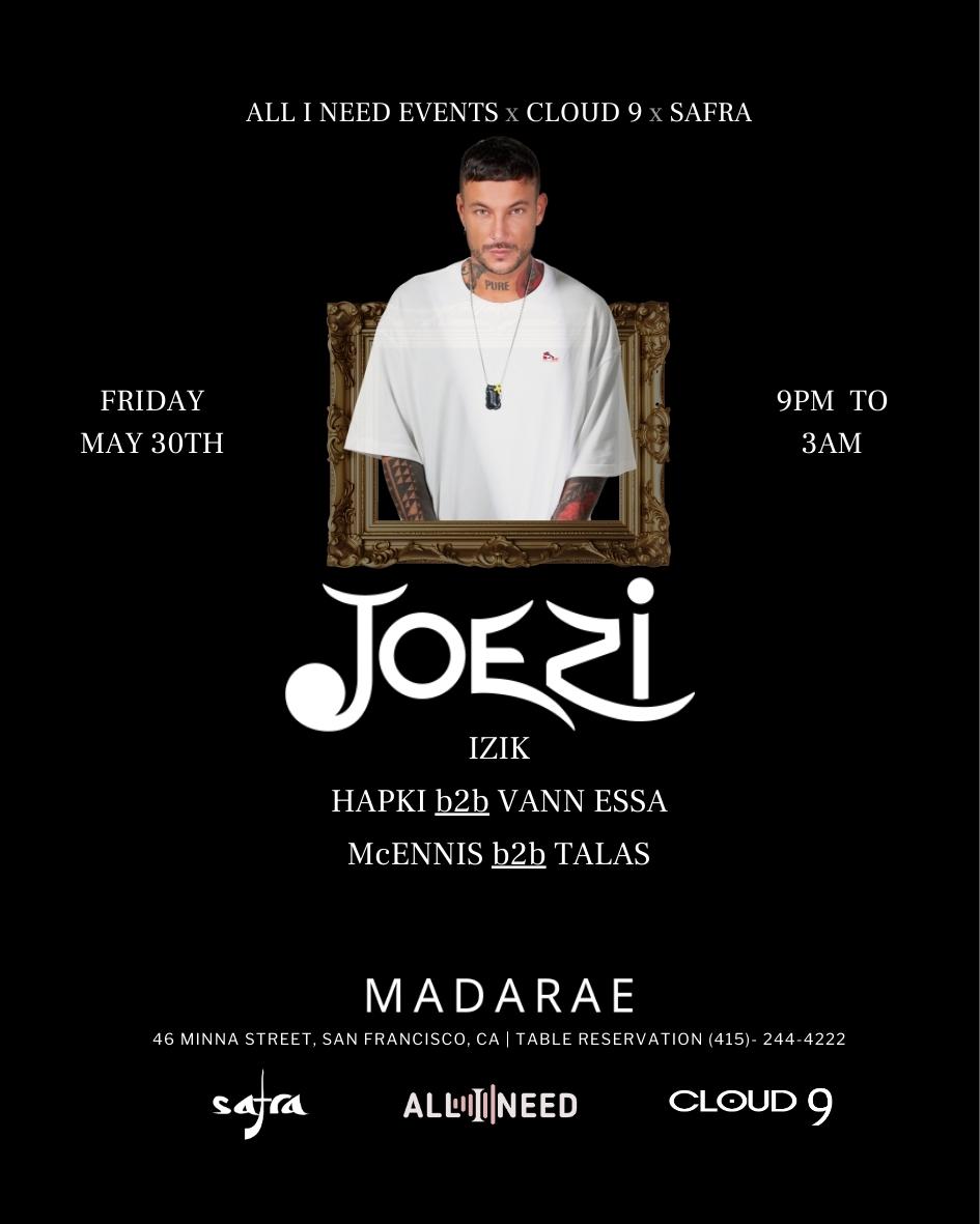 Joezi [Afro House ] At Madarae
