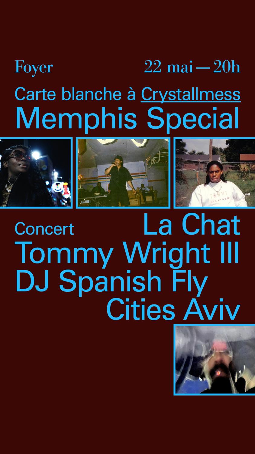 Carte Blanche À Crystallmess: La Chat + Tommy Wright Iii + Dj Spanish Fly + Cities Aviv