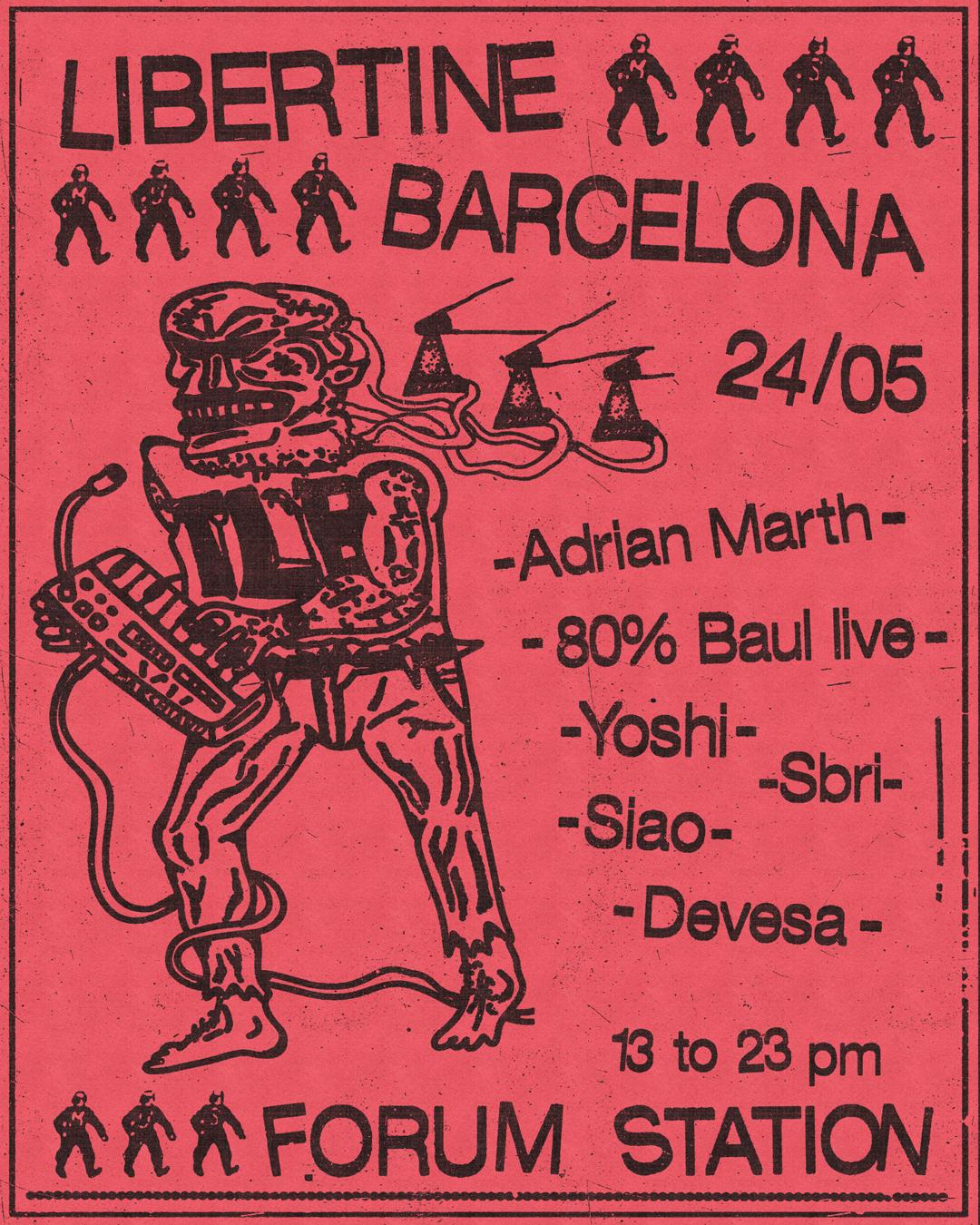 Libertine Barcelona - Adrian Marth, 80%Baul Live, Yoshi, Sbri, Siao & Devesa