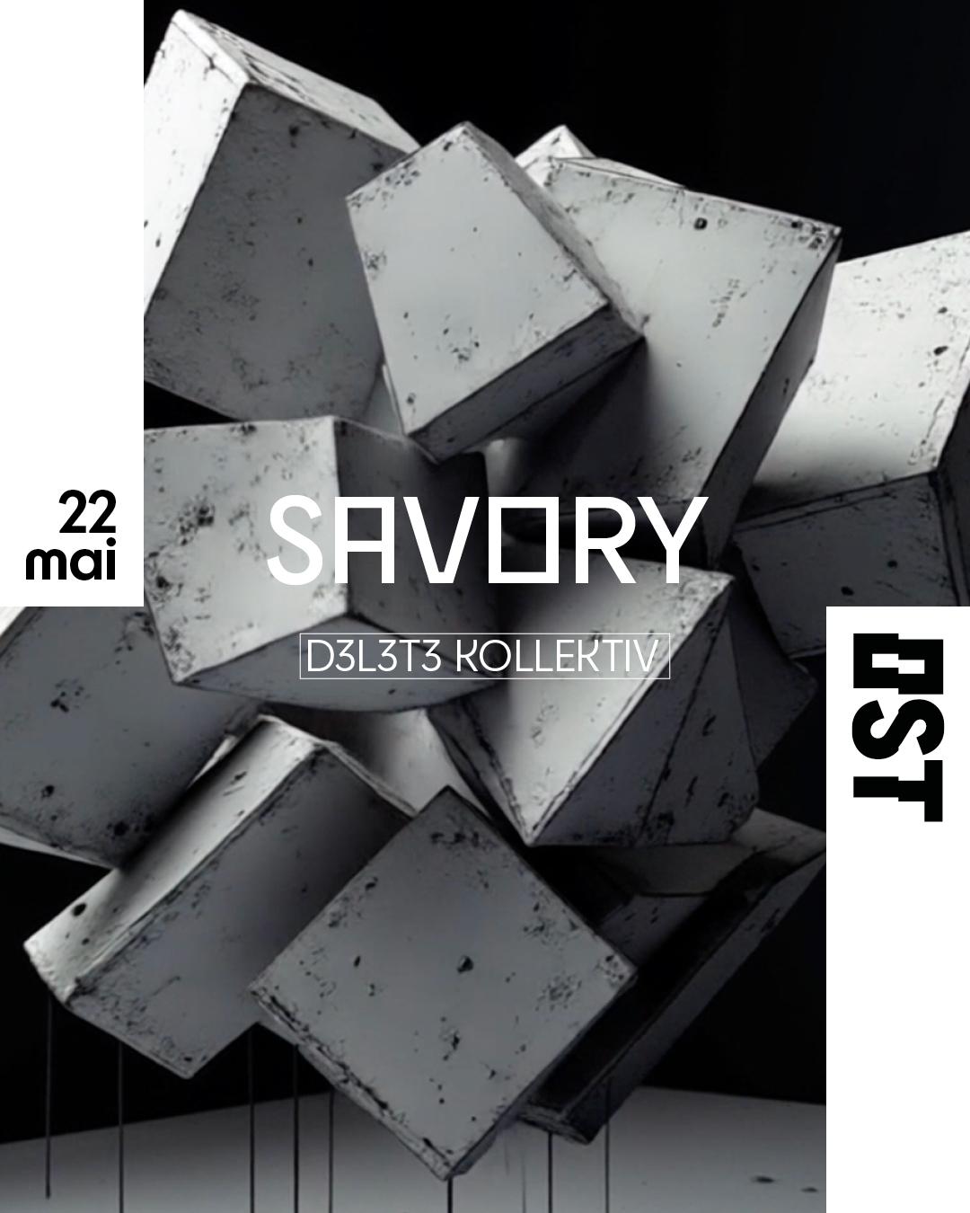 Savory - Techno Every Thursday