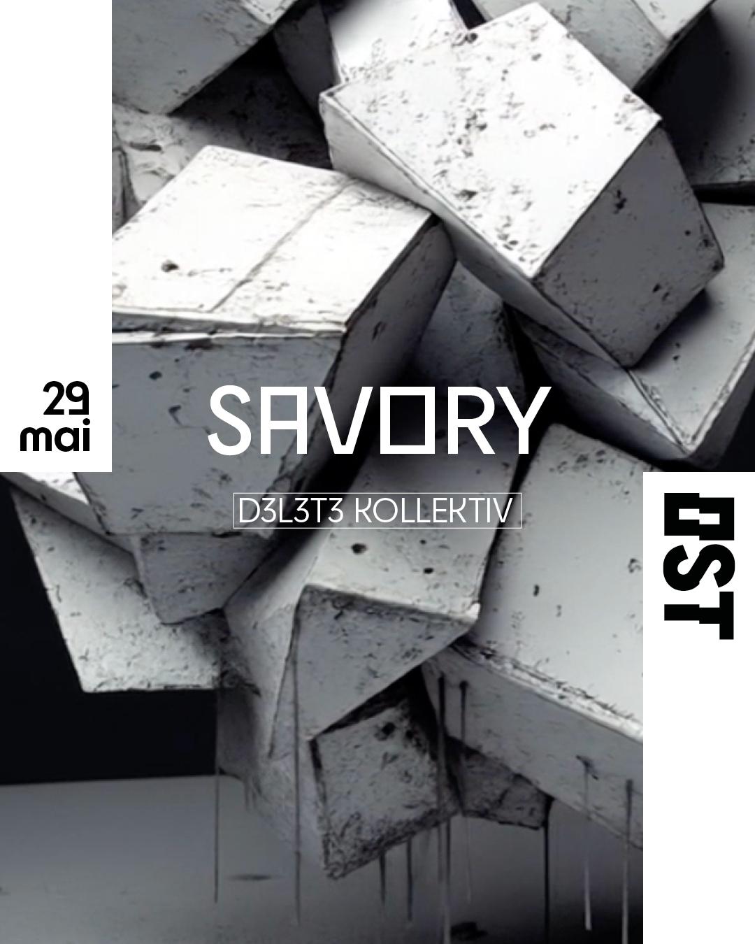 Savory - Techno Every Thursday