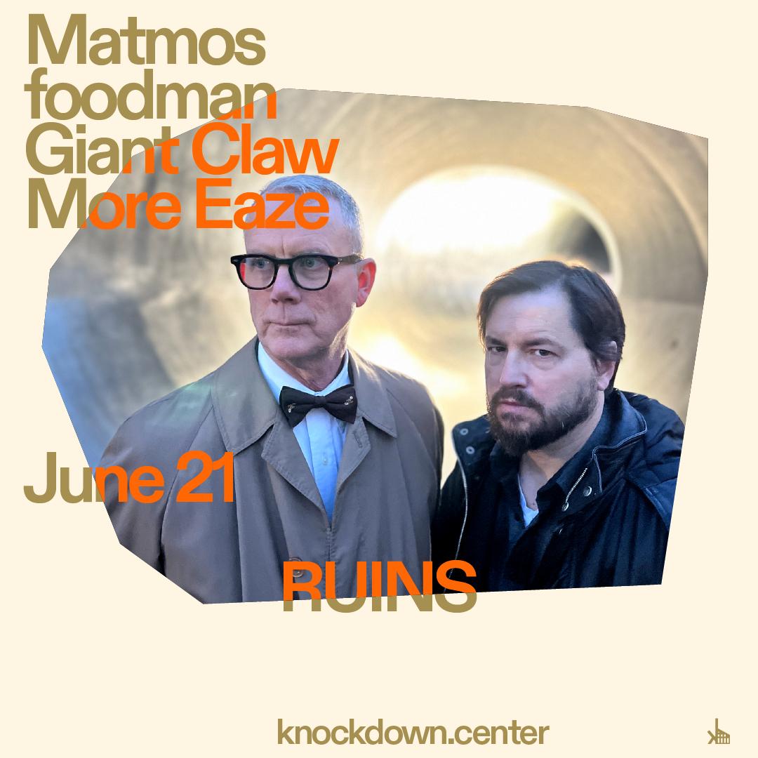 Matmos, Foodman, Giant Claw, More Eaze