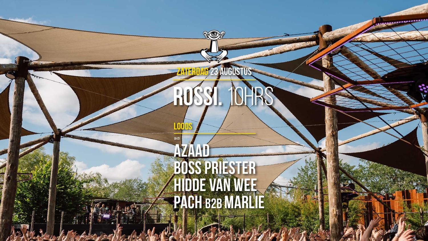 23 Aug - Thuishaven With Rossi. 10Hrs Sold Out