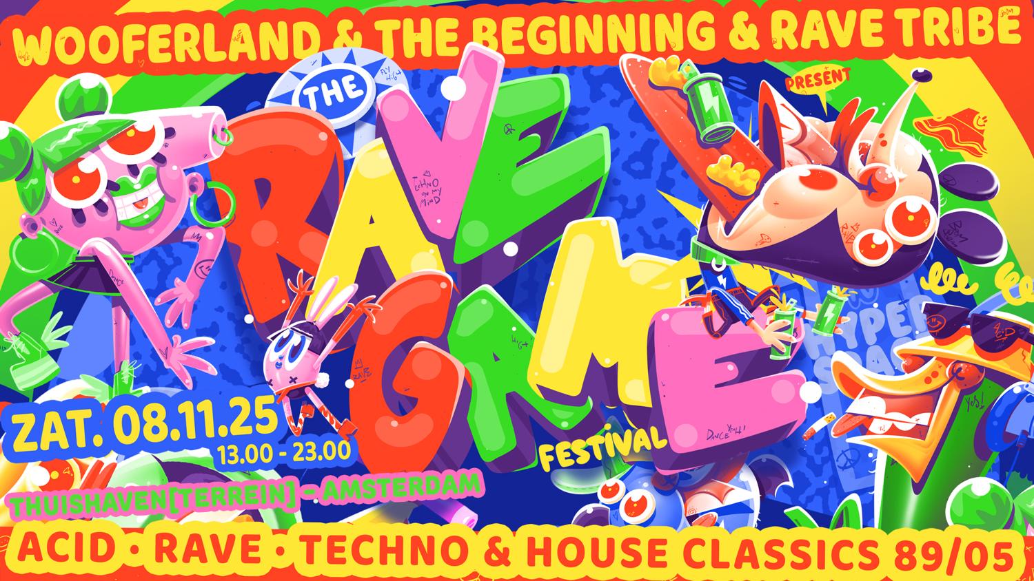 Wooferland, The Beginning, The Promised Land And Rave Tribe Pres. The Rave Game 2.0