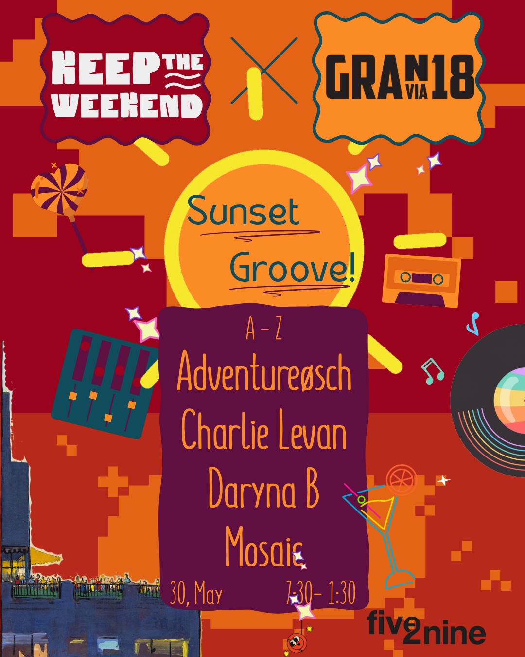 (Roof Groove) Five2Nine'S Keep The Weekend: Sunset Groove! (Madrid Anniversary Special)