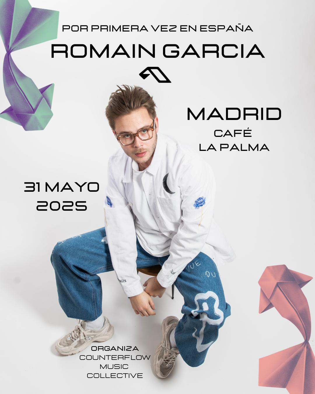 Counterflow Music Collective Presenta Romain Garcia