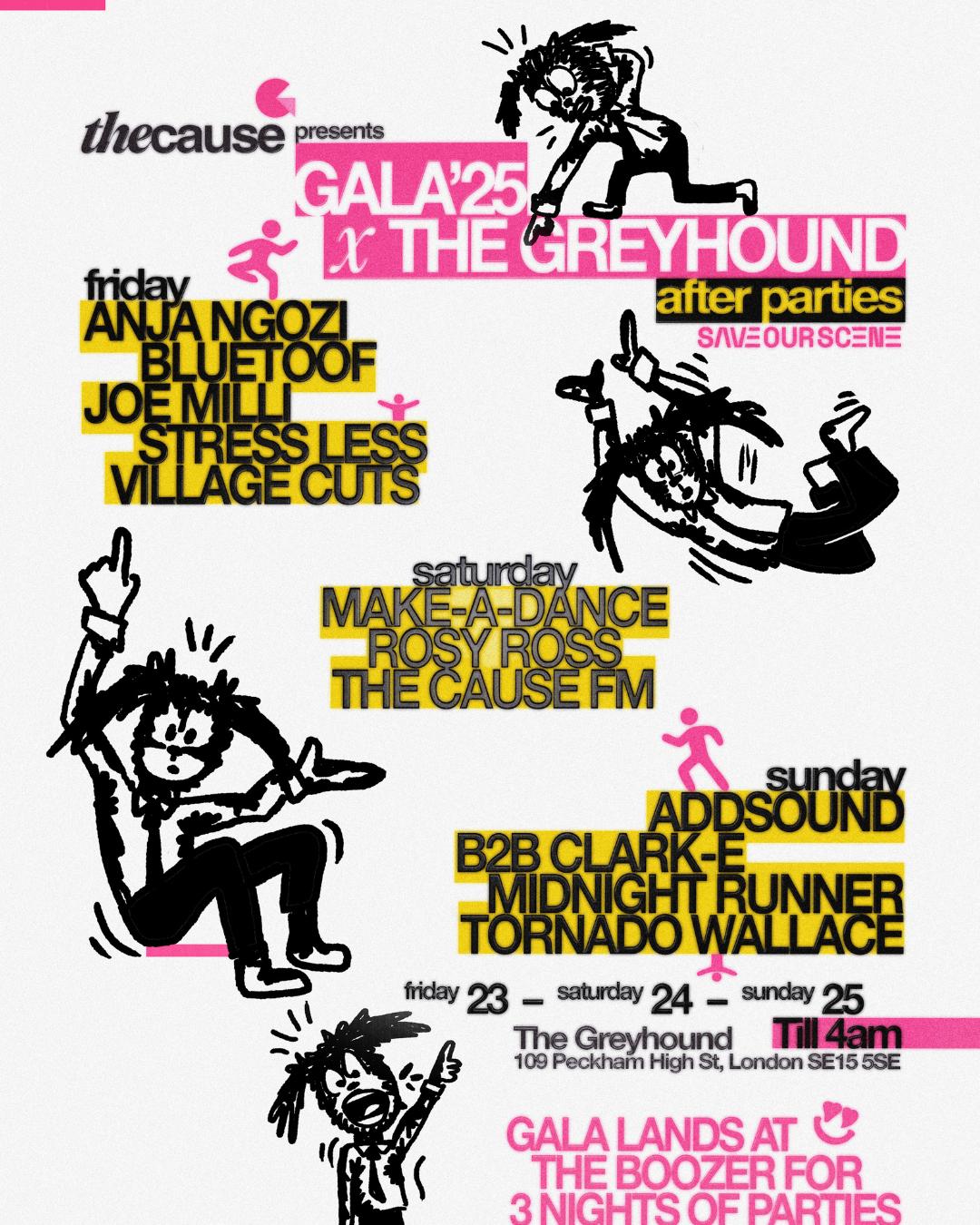 Gala '25 X The Greyhound: Official Sunday Afterparty With Tornado Wallace + More