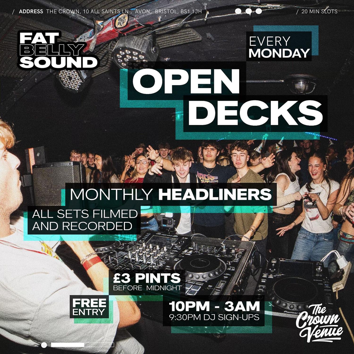 Fatbelly Sound: Open Decks