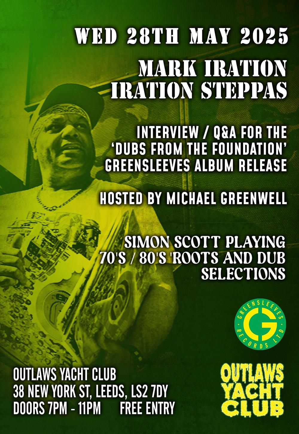 Iration Steppas - Interview / Q&A + Simon Scott