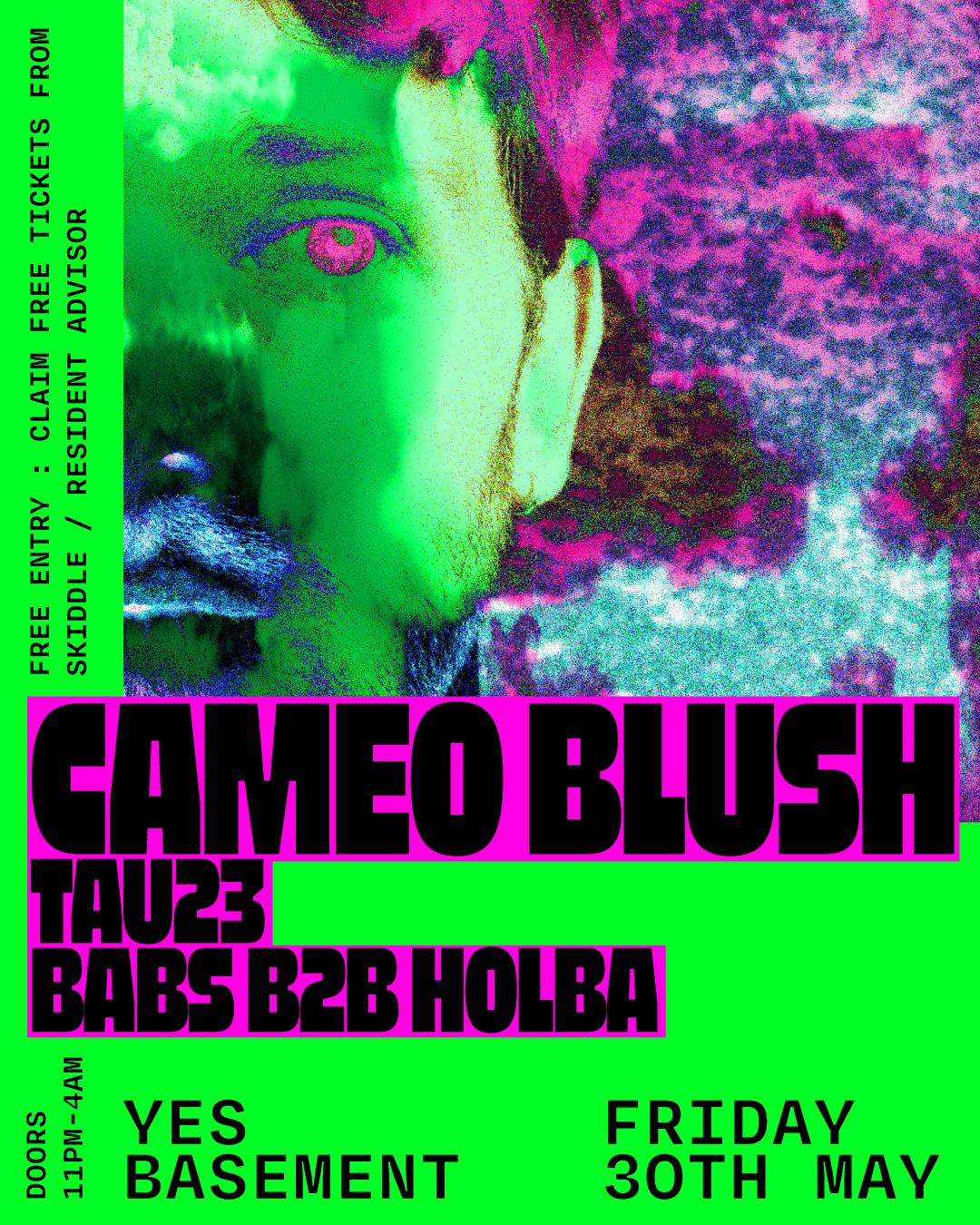 Cameo Blush + Guests - Free Tickets