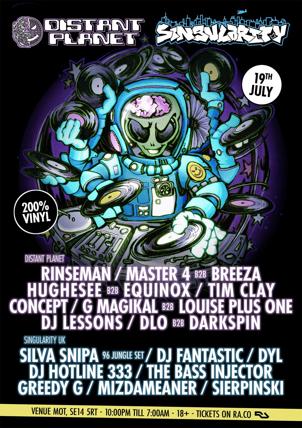 Distant Planet X Singularity Uk: 2 Rooms, 200% Vinyl