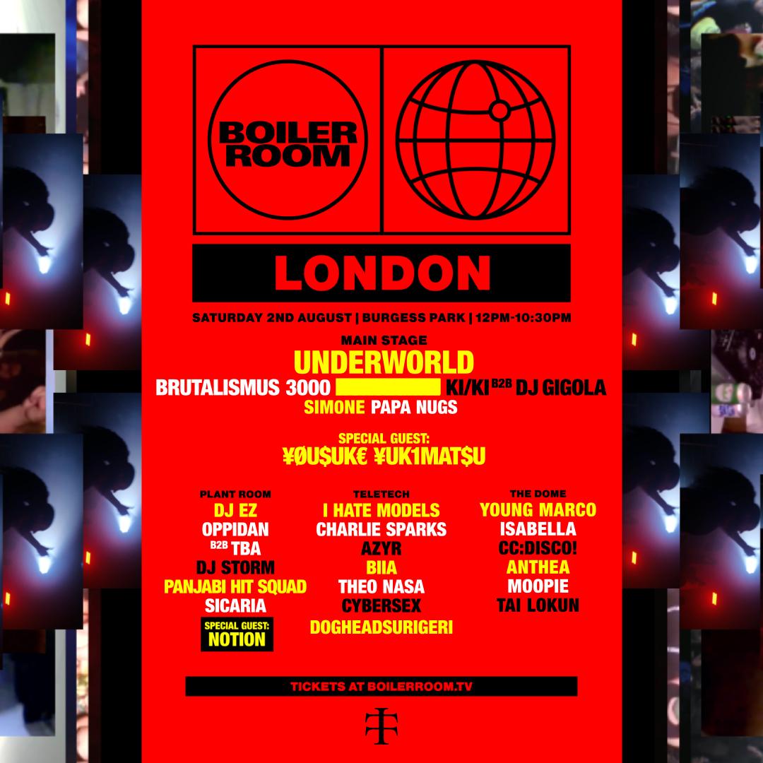 Boiler Room: London | Saturday (Sold Out)