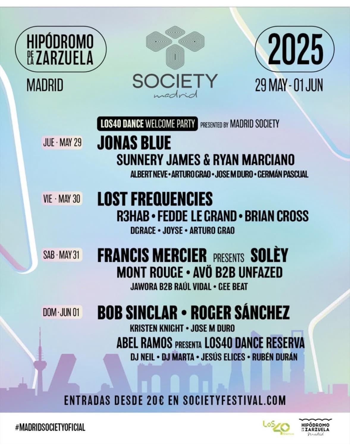Bob Sinclar At Madrid Society Festival