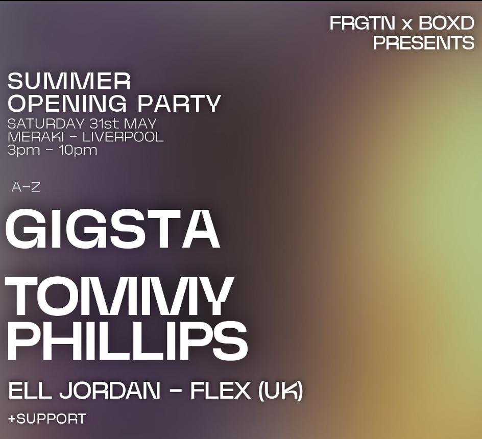 Frgtn X Boxd Presents: Gigsta & Tommy Phillips