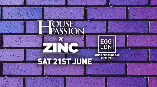 House Passion X Zinc Summer Party