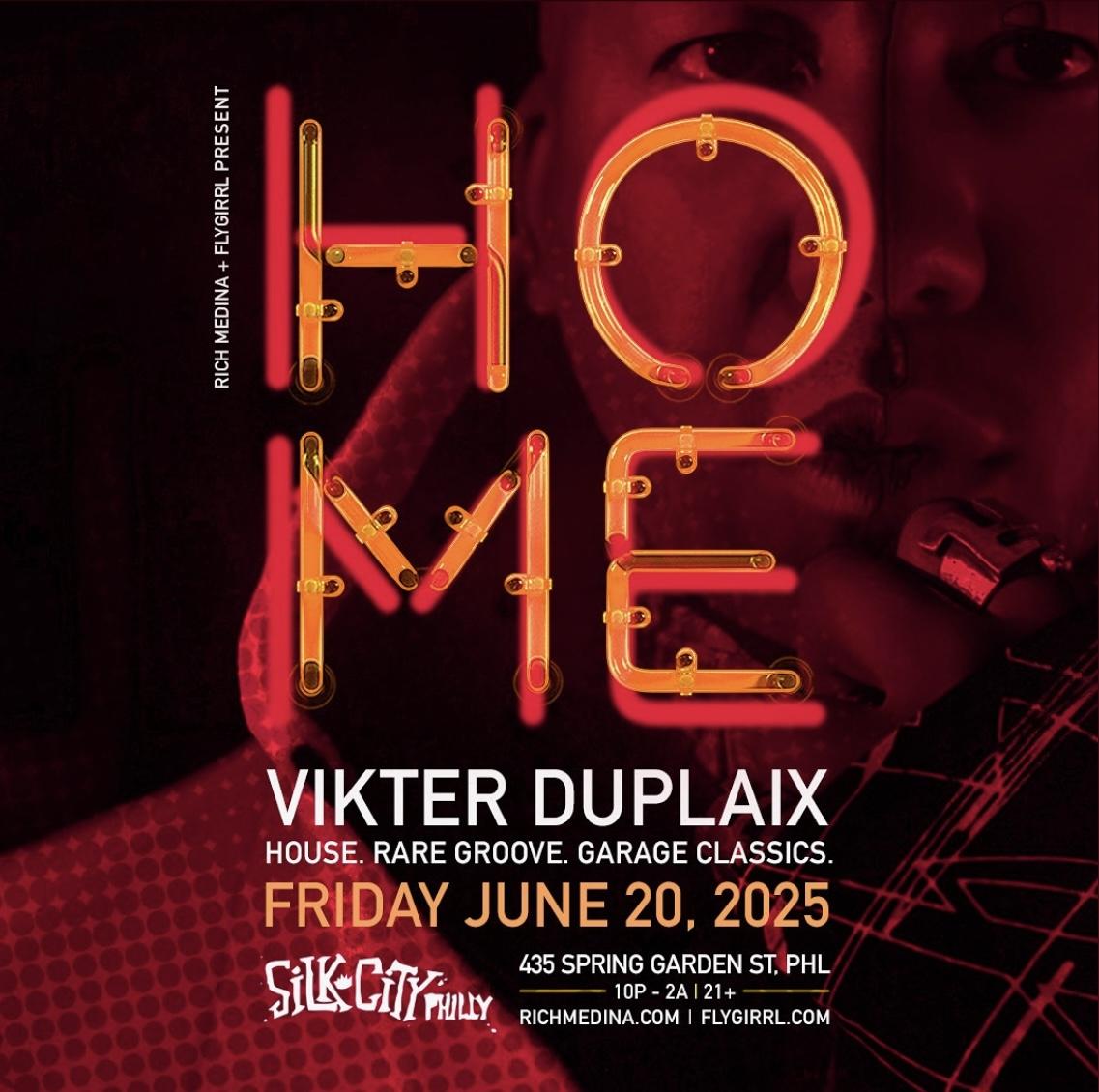 Rich Medina + Flygirrl Present: Home W/ Victor Duplaix
