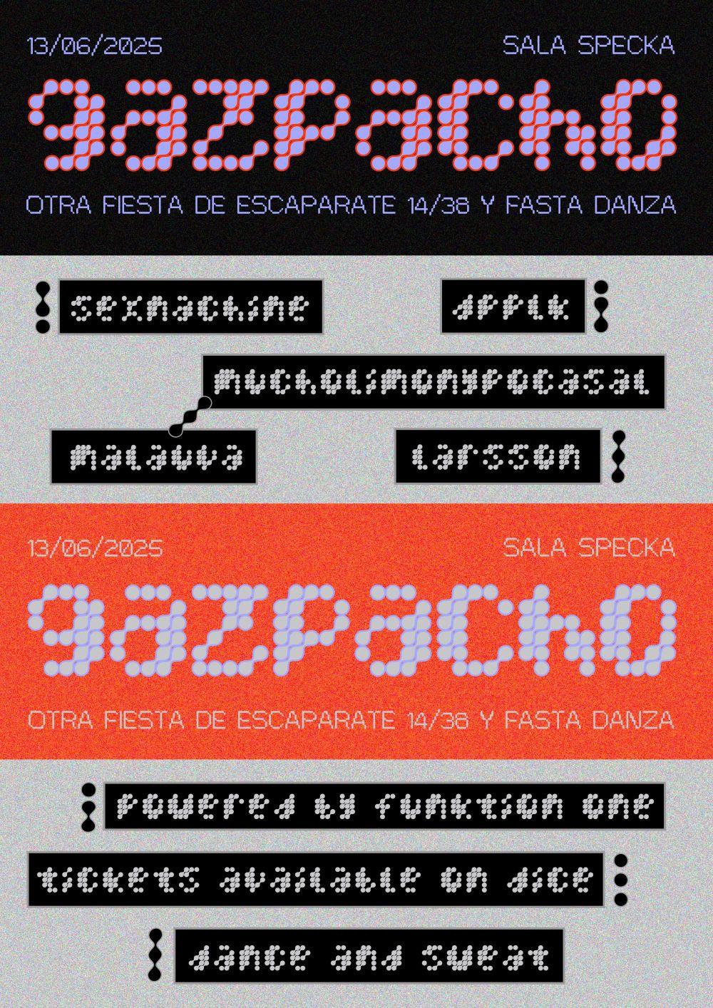 Escaparate 14/38 & Fasta Danza - Gazpacho