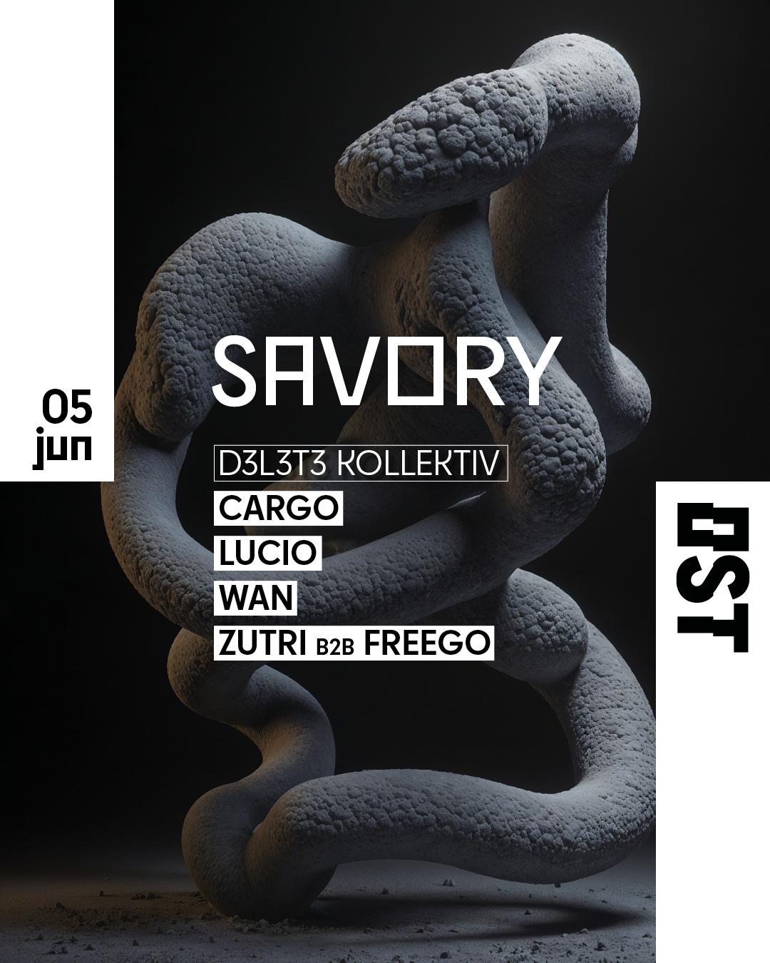 Savory - Techno Every Thursday