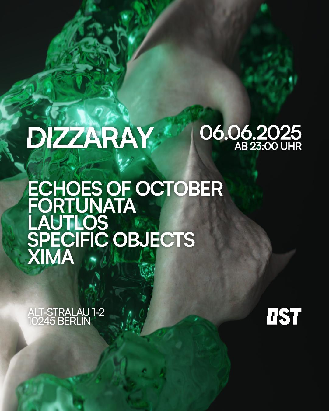 Dizzaray W./ Echoes Of October, Lautlos, Specific Objects, Fortunata, Xima